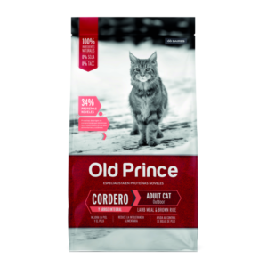 Old Prince Proteínas Noveles Gato Adulto Cordero y Arroz Integral x 7.5kg