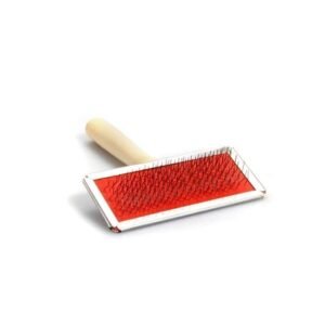Cardina de Madera Mini Cepillo Para Perros