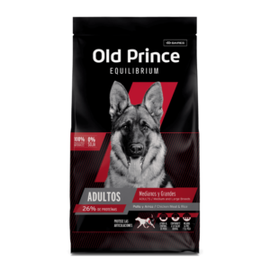 Old Prince Equilibrium Perro Adulto Raza Mediana y Grande x 20kg