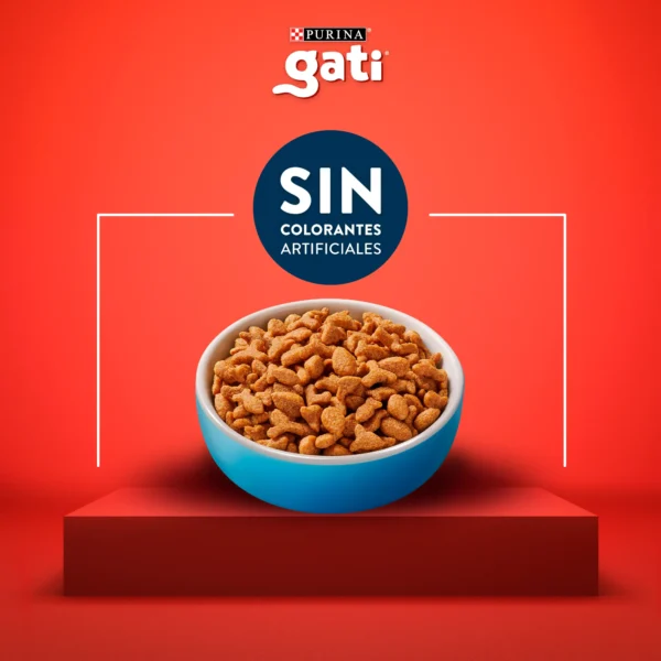 Purina Gati Gato Adulto Pescado y Salmón x 15kg - Imagen 5