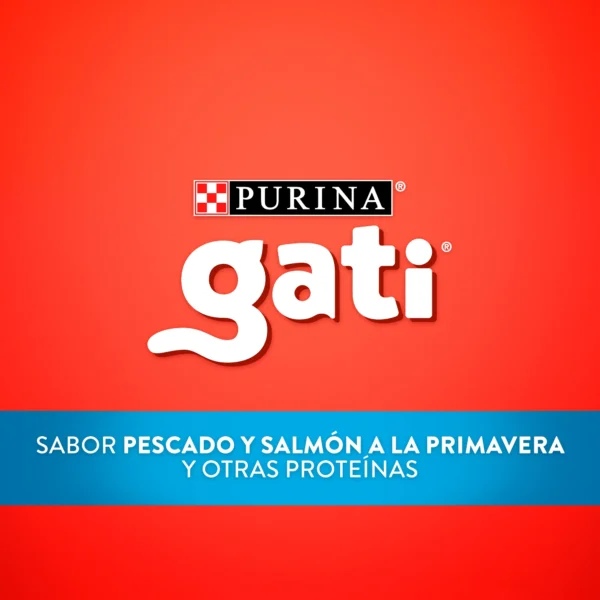 Purina Gati Gato Adulto Pescado y Salmón x 15kg - Imagen 3